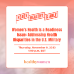 Policy Briefing: Women’s Health Is a Readiness Issue
