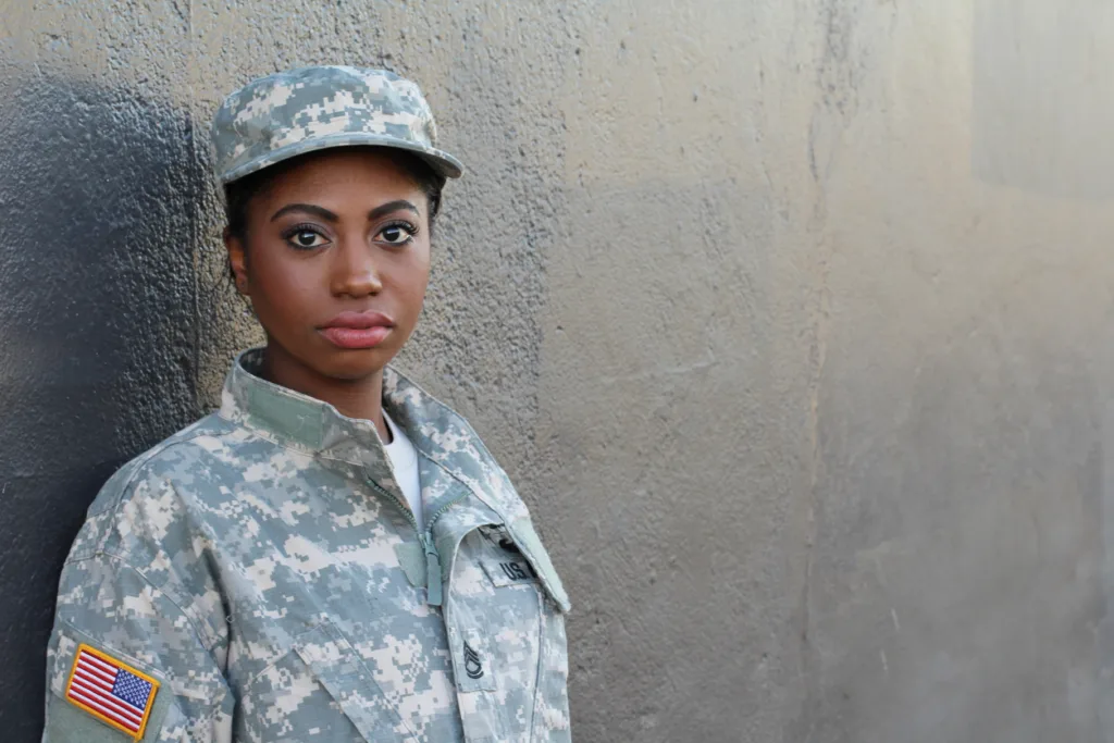 Female American Soldier