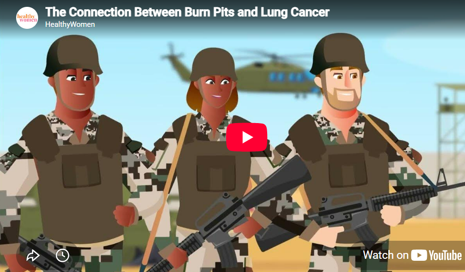 connection between burn pits and lung cancer